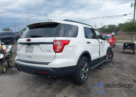 2018 Ford Explorer Sport из США, поврежденный, VIN 1FM5K8GT8JGA52334